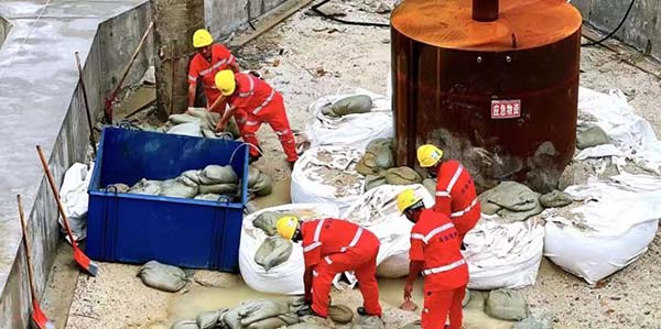 廣州地鐵8號線北延段   上演“防汛大考”